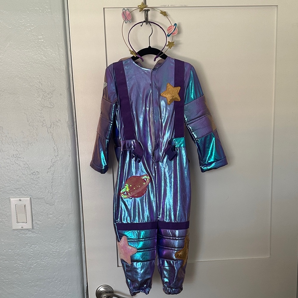 Pottery Barn Kids Galactic Costume - Purple and Gold